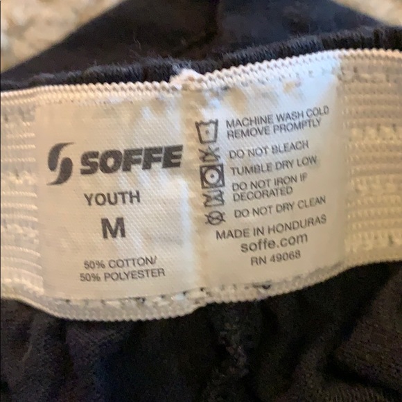 Plain black Athletic shorts - Picture 3 of 3